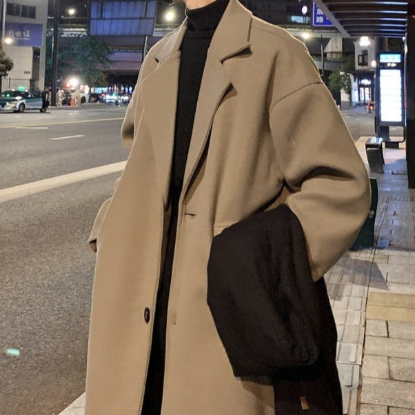 OLD MONEY Wool Overcoat