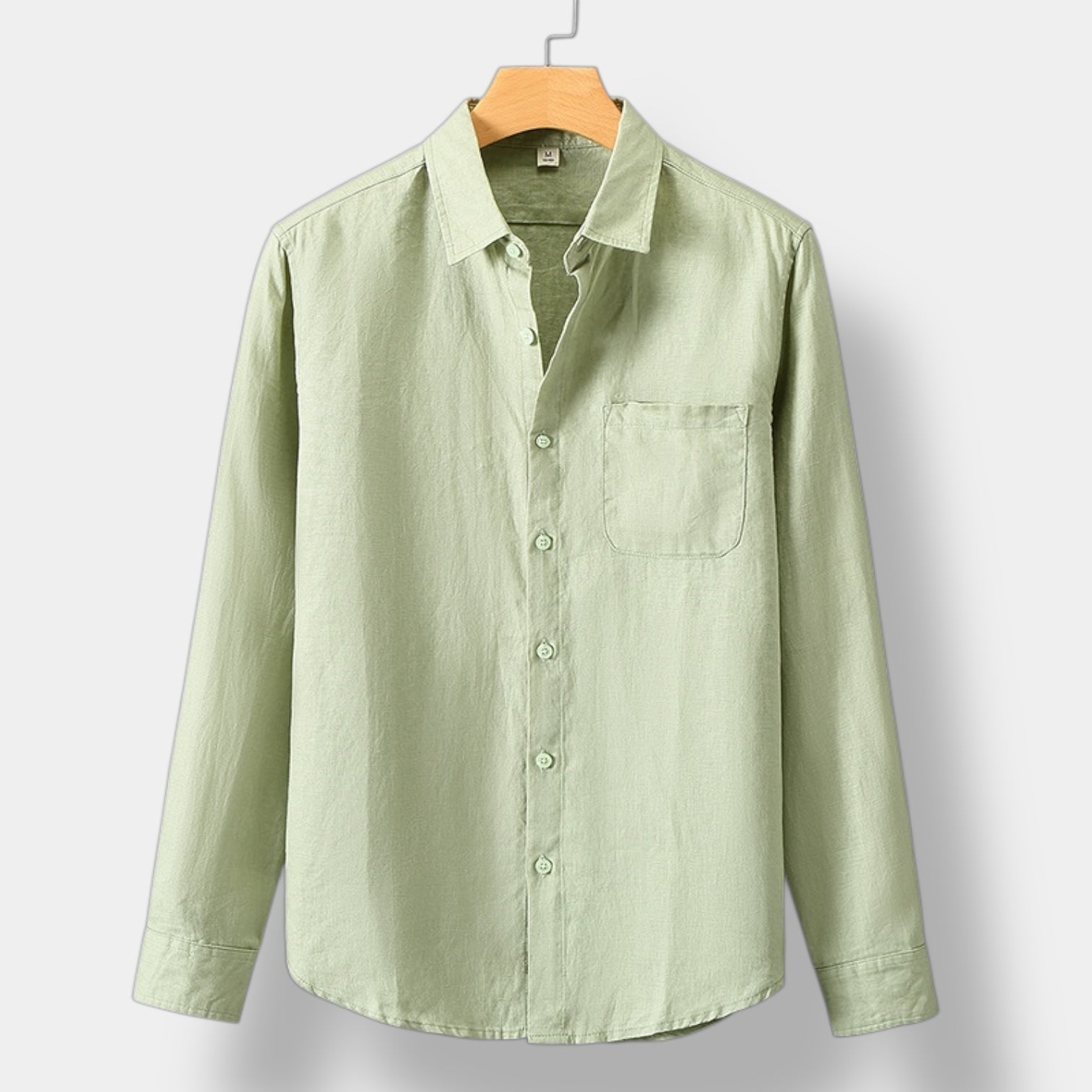 OLD MONEY LINEN LONG SLEEVE SHIRT
