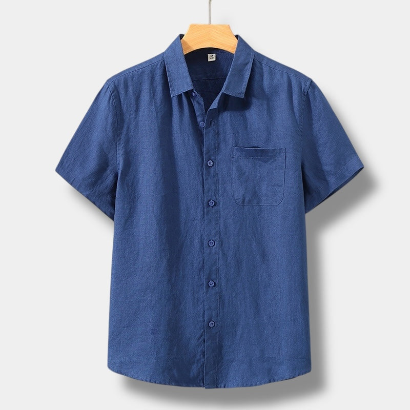 OLD MONEY LINEN SHORT SLEEVE SHIRT