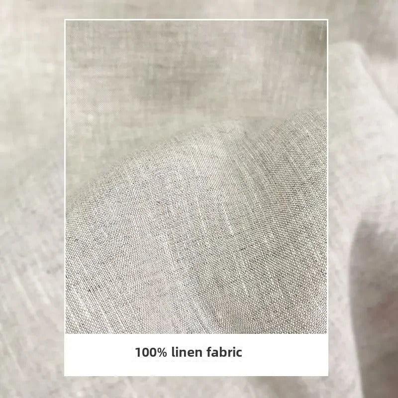 OLD MONEY Straight Fit Linen Pant