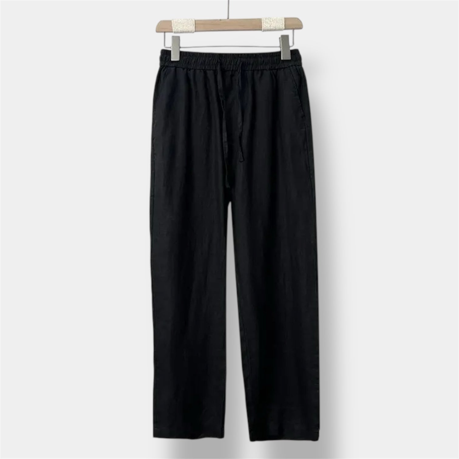OLD MONEY Straight Fit Linen Pant