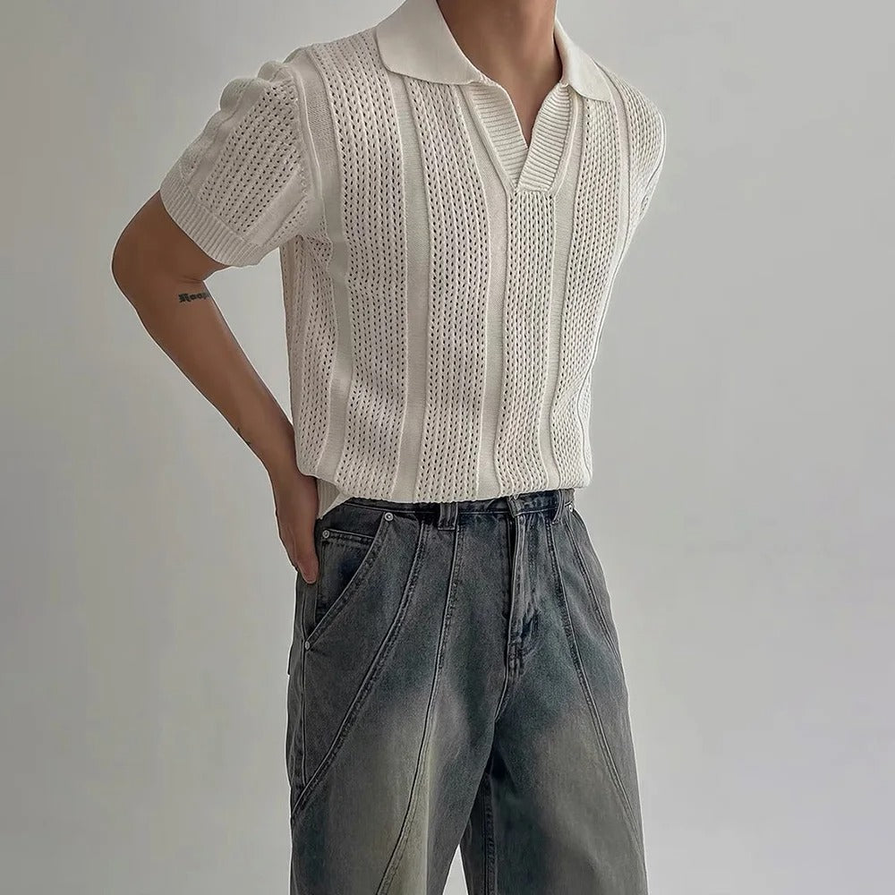 OLD MONEY Knitted Polo