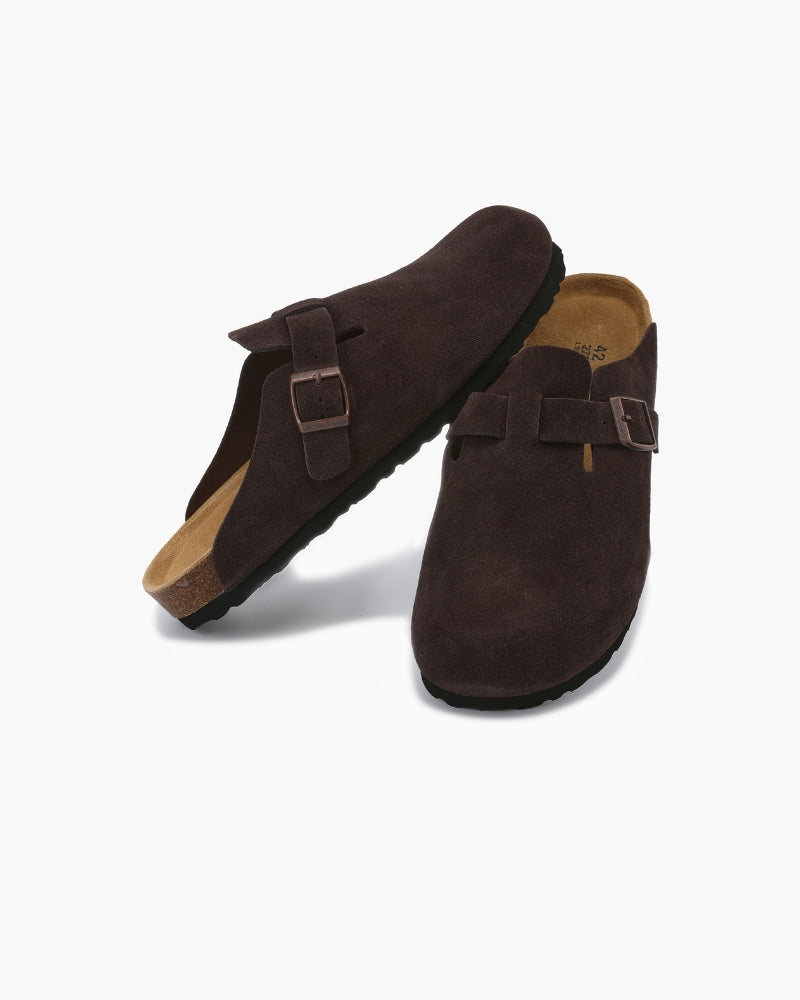Russ & Co Suede Clogs