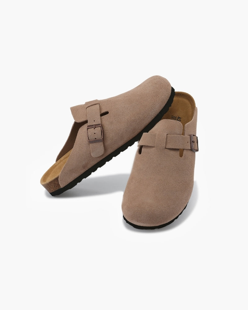 Russ & Co Suede Clogs