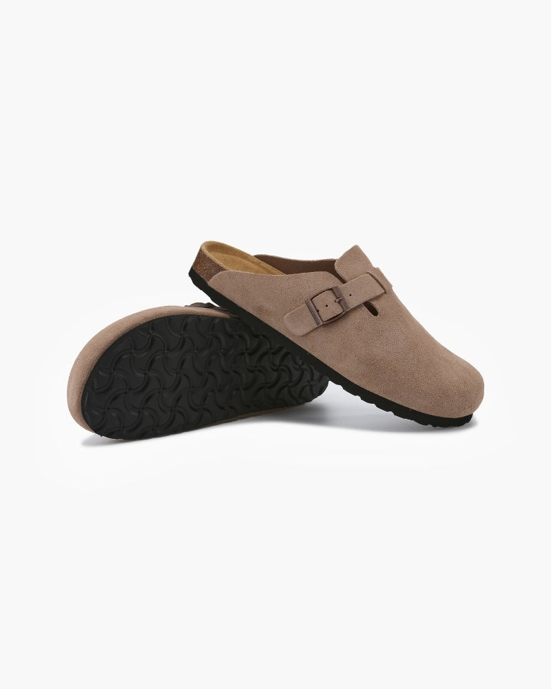 Russ & Co Suede Clogs