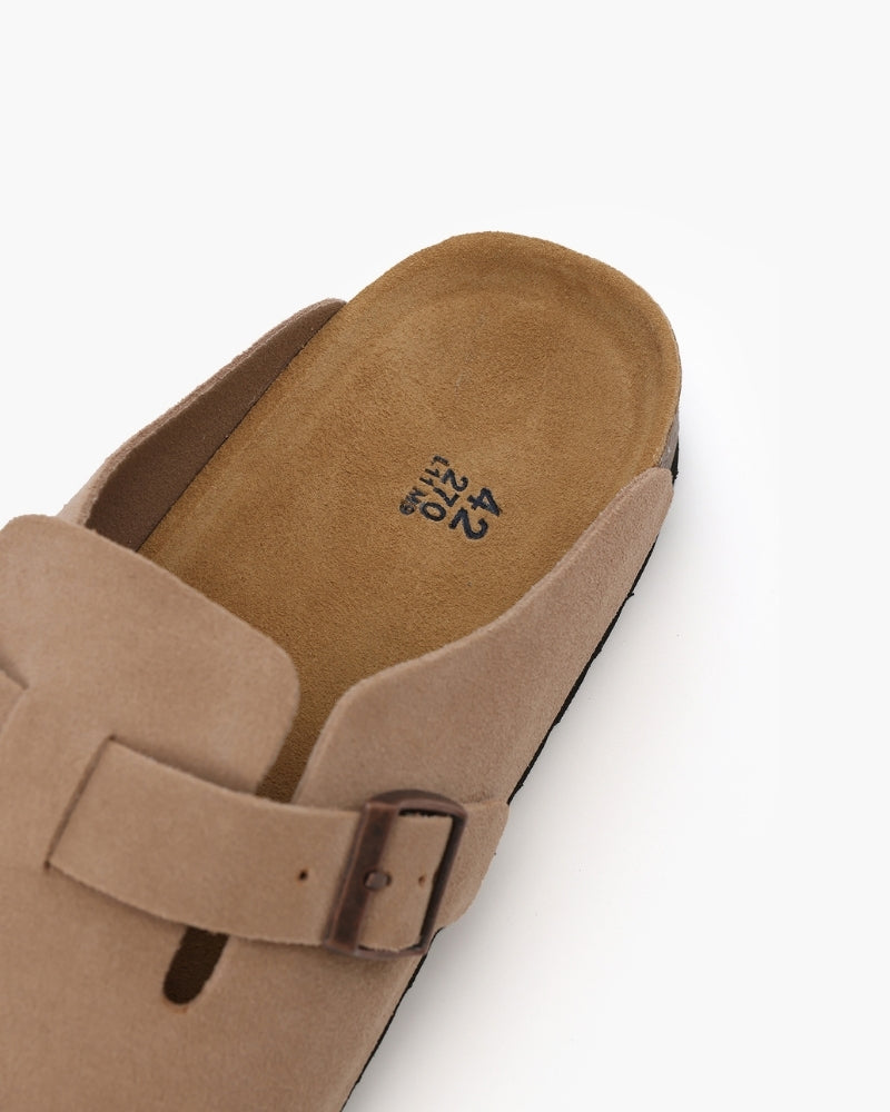 Russ & Co Suede Clogs