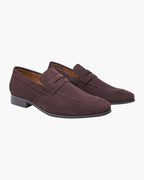 Russ & Co Suede Penny Loafers