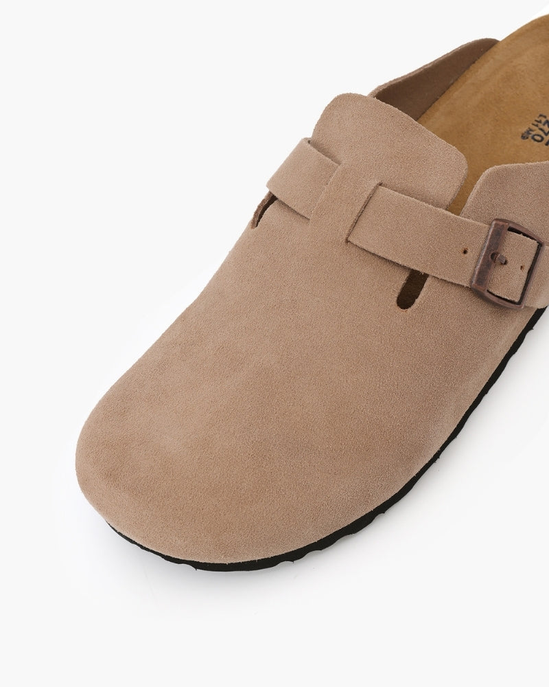 Russ & Co Suede Clogs