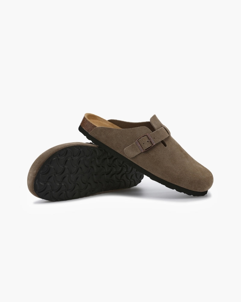 Russ & Co Suede Clogs