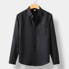 OLD MONEY LINEN LONG SLEEVE SHIRT