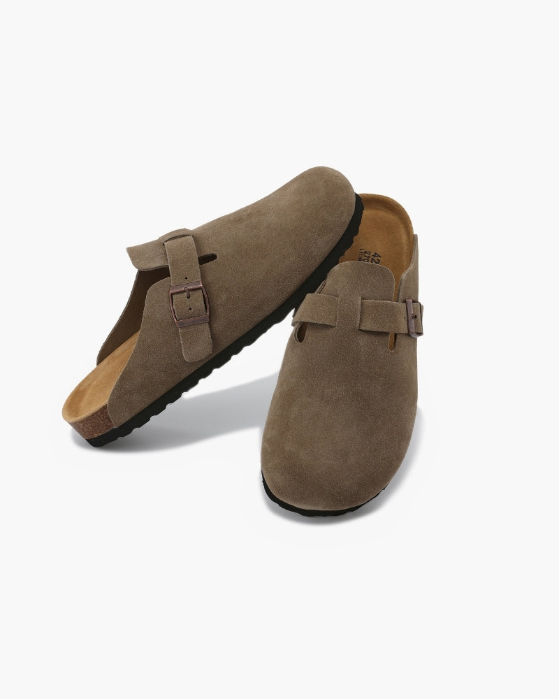 Russ & Co Suede Clogs