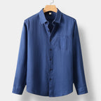 OLD MONEY LINEN LONG SLEEVE SHIRT