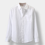 OLD MONEY LINEN LONG SLEEVE SHIRT