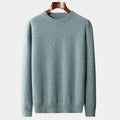 OLD MONEY Merino Wool Round Collar Sweater
