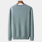 OLD MONEY Merino Wool Round Collar Sweater