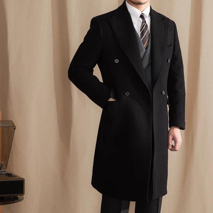 OLD MONEY Double Breasted Coat
