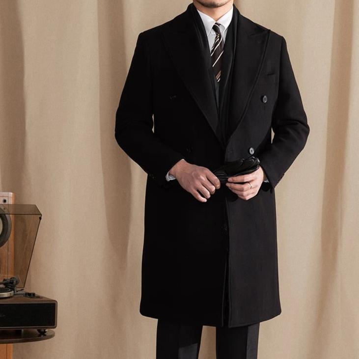 OLD MONEY Double Breasted Coat