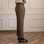 OLD MONEY Wool Straight Pants