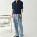 OLD MONEY Zipped Polo Shirt