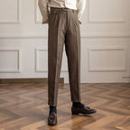 OLD MONEY Wool Straight Pants